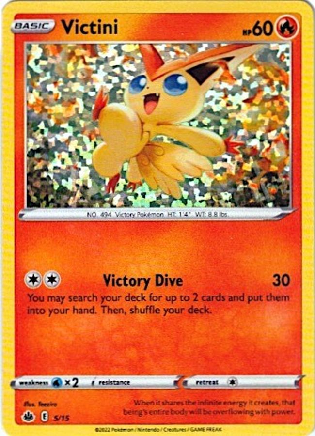 Buy Pokemon cards Australia - Victini Promo 5/15 - Premium Raw Card from Monster Mart - Pokémon Card Emporium - Shop now at Monster Mart - Pokémon Cards Australia. McDonald's Promo, MMB20, Promo