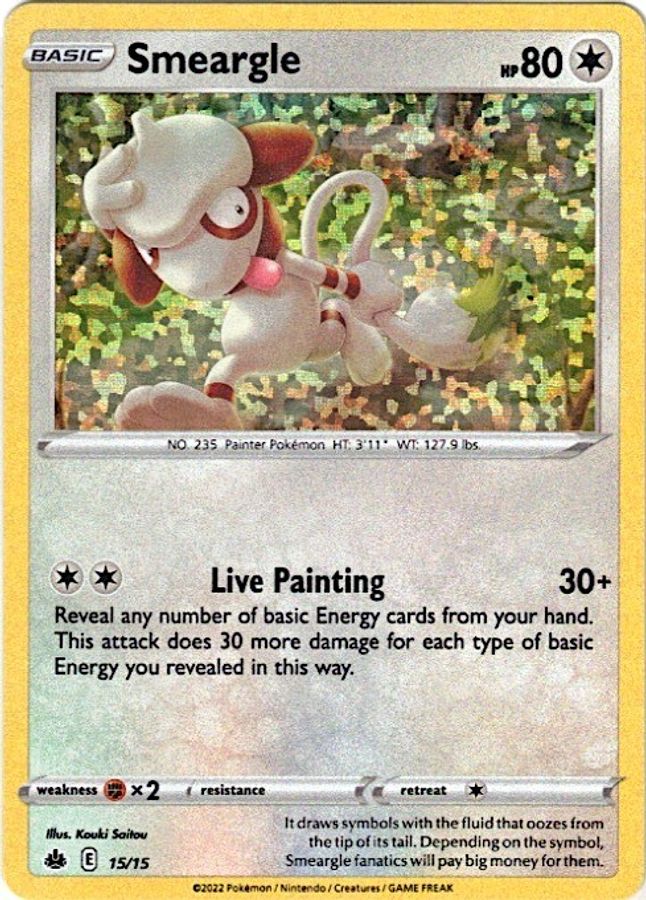 Buy Pokemon cards Australia - Smeargle Promo 15/15 - Premium Raw Card from Monster Mart - Pokémon Card Emporium - Shop now at Monster Mart - Pokémon Cards Australia. McDonald's Promo, MMB10, Promo