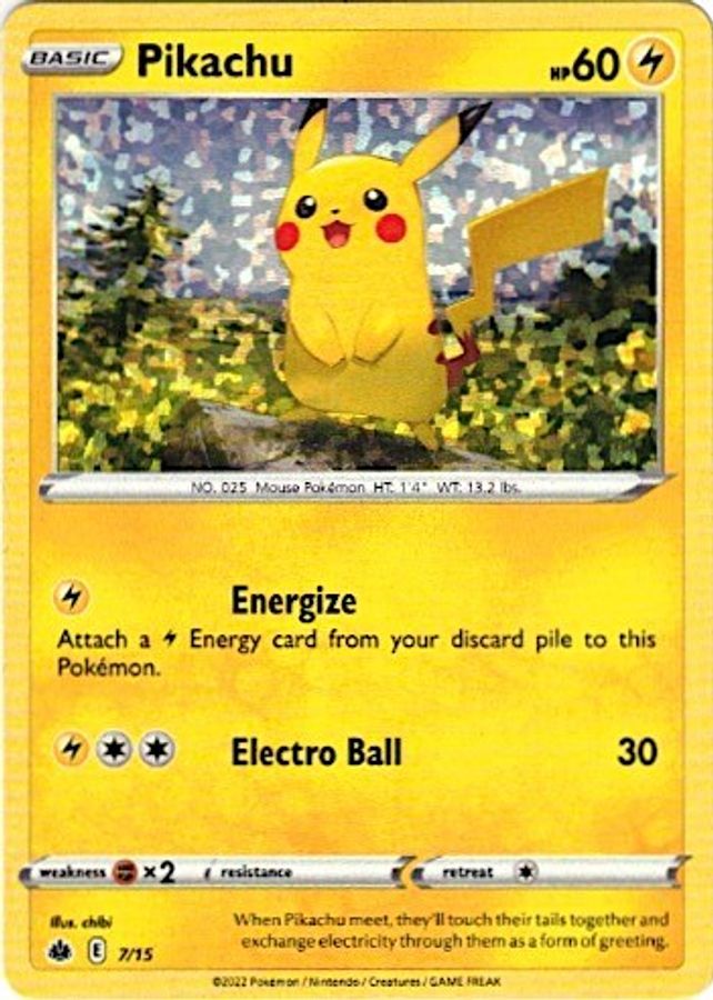 Buy Pokemon cards Australia - Pikachu Holo 7/15 - Premium Raw Card from Monster Mart - Pokémon Card Emporium - Shop now at Monster Mart - Pokémon Cards Australia. MMB30, Promo