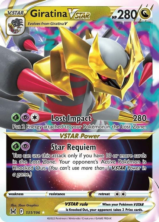 Buy Pokemon cards Australia - Giratina VSTAR 131/196 - Premium Raw Card from Monster Mart - Pokémon Card Emporium - Shop now at Monster Mart - Pokémon Cards Australia. Lost Origin, VSTAR