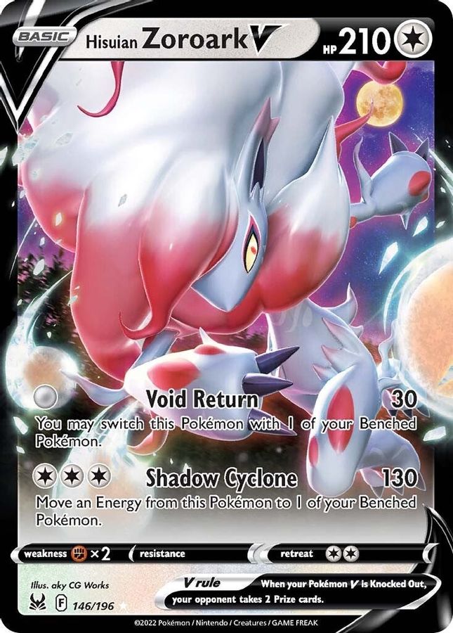 Buy Pokemon cards Australia - Zoroark V 146/196 - Premium Raw Card from Monster Mart - Pokémon Card Emporium - Shop now at Monster Mart - Pokémon Cards Australia. Lost Origin, New 19 Mar