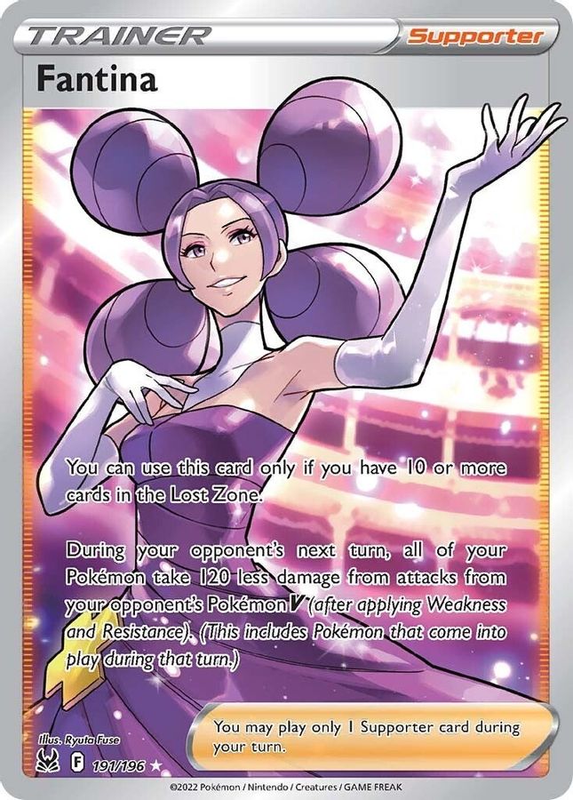 Buy Pokemon cards Australia - Fantina 191/196 - Premium Raw Card from Monster Mart - Pokémon Card Emporium - Shop now at Monster Mart - Pokémon Cards Australia. Lost Origin, Trainer