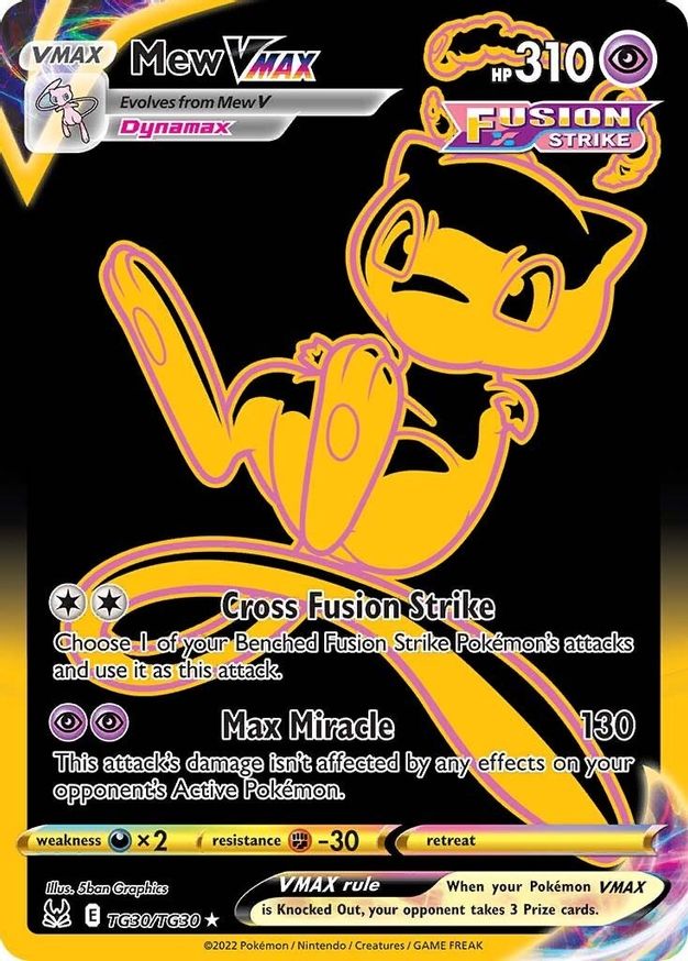 Buy Pokemon cards Australia - Mew VMAX TG30/TG30 - Premium Raw Card from Monster Mart - Pokémon Card Emporium - Shop now at Monster Mart - Pokémon Cards Australia. Lost Origin, Trainer Gallery