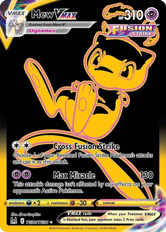 Buy Pokemon cards Australia - Mew VMAX TG30/TG30 - Premium Raw Card from Monster Mart - Pokémon Card Emporium - Shop now at Monster Mart - Pokémon Cards Australia. Lost Origin, Trainer Gallery