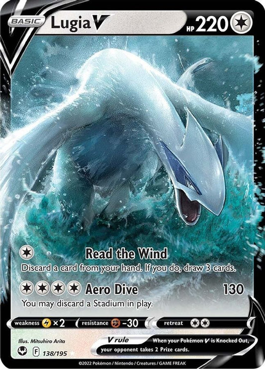 Buy Pokemon cards Australia - Lugia V 138/195 - Premium Raw Card from Monster Mart - Pokémon Card Emporium - Shop now at Monster Mart - Pokémon Cards Australia. MMB30, Silver Tempest