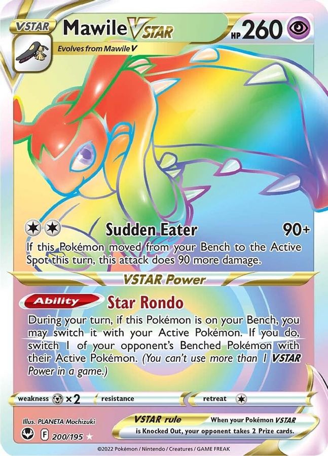 Buy Pokemon cards Australia - Mawile VSTAR 200/195 - Premium Raw Card from Monster Mart - Pokémon Card Emporium - Shop now at Monster Mart - Pokémon Cards Australia. Rainbow, Secret Rare, Silver Tempest, VSTAR