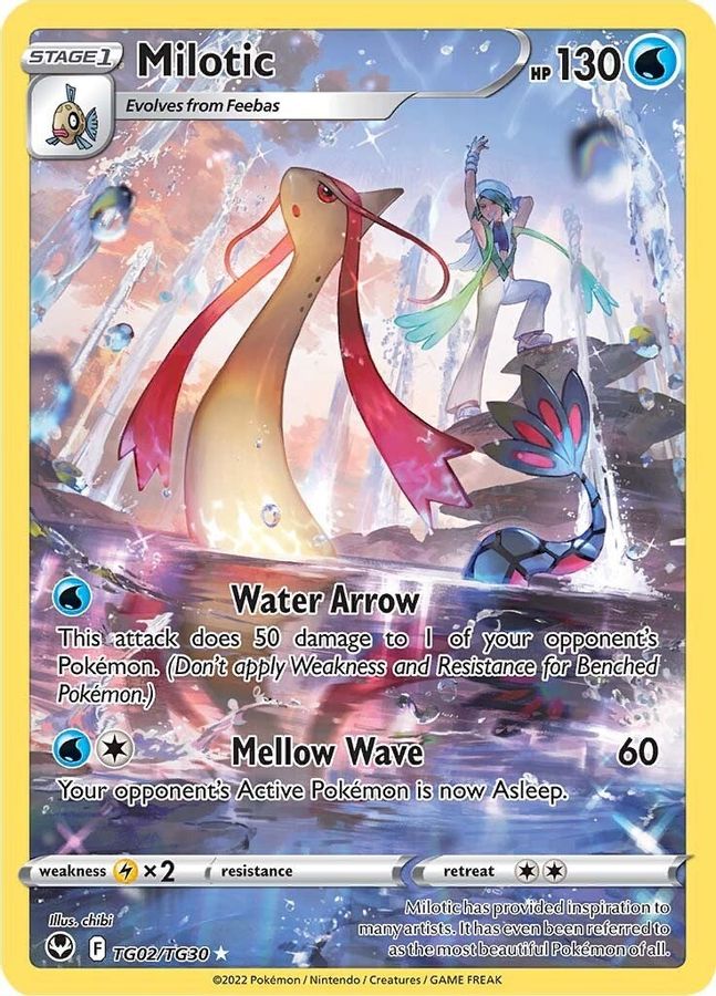 Buy Pokemon cards Australia - Milotic TG02/TG30 - Premium Raw Card from Monster Mart - Pokémon Card Emporium - Shop now at Monster Mart - Pokémon Cards Australia. Lost Origin, Trainer Gallery