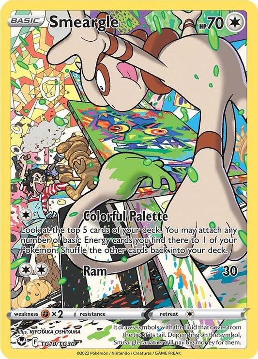 Buy Pokemon cards Australia - Smeargle TG10/TG30 - Premium Raw Card from Monster Mart - Pokémon Card Emporium - Shop now at Monster Mart - Pokémon Cards Australia. Silver Tempest, Trainer Gallery