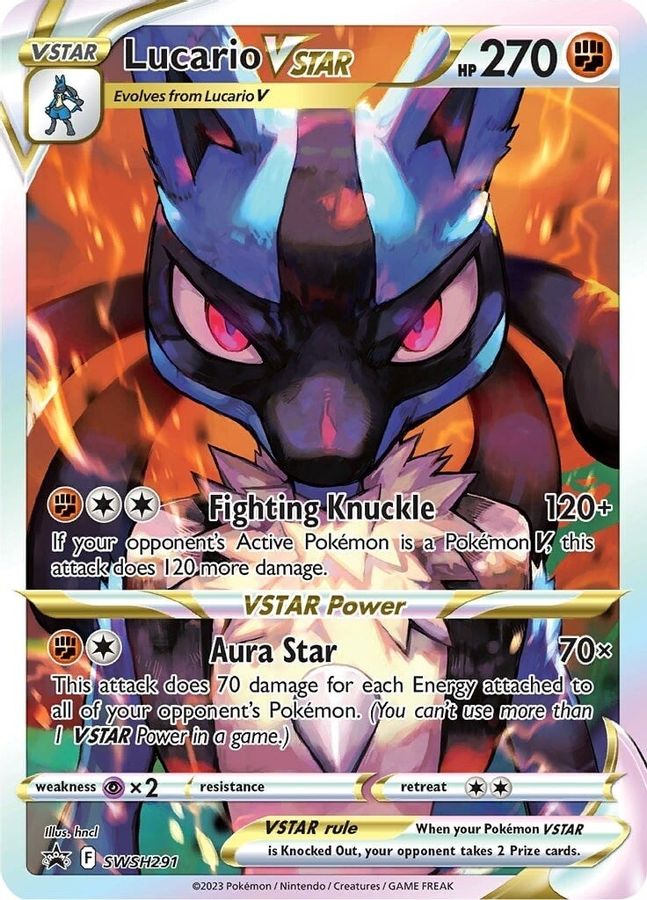 Buy Pokemon cards Australia - Lucario VSTAR Promo SWSH291 - Premium Raw Card from Monster Mart - Pokémon Card Emporium - Shop now at Monster Mart - Pokémon Cards Australia. BF20, MMB20, Promo, VSTAR