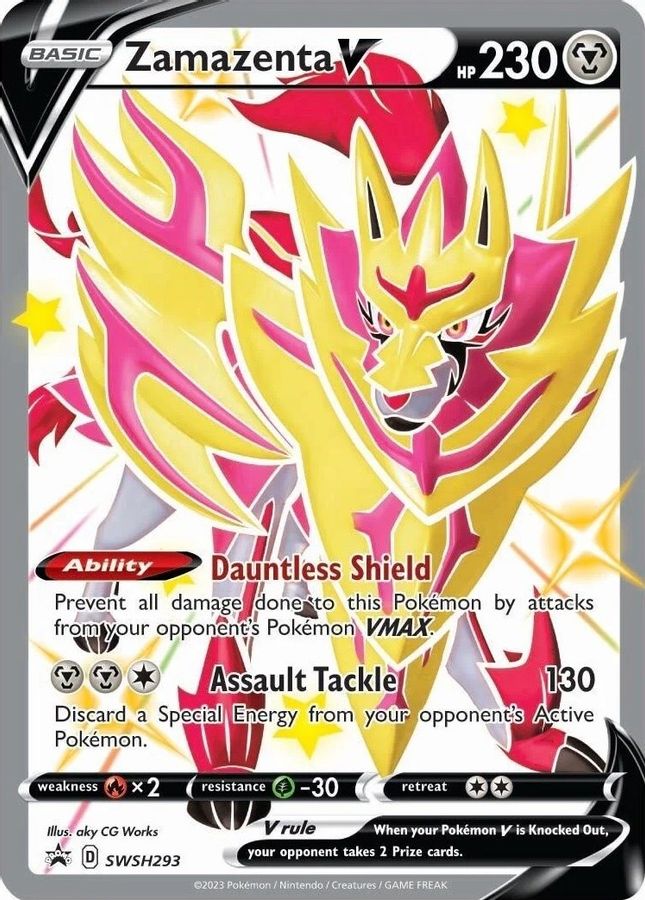 Buy Pokemon cards Australia - Zamazenta V SWSH293 - Premium Raw Card from Monster Mart - Pokémon Card Emporium - Shop now at Monster Mart - Pokémon Cards Australia. MMB30, Promo