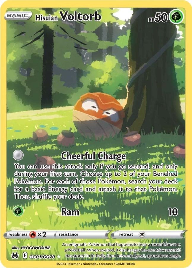 Buy Pokemon cards Australia - Voltorb GG01/GG70 - Premium Raw Card from Monster Mart - Pokémon Card Emporium - Shop now at Monster Mart - Pokémon Cards Australia. Crown Zenith, Galarian Gallery