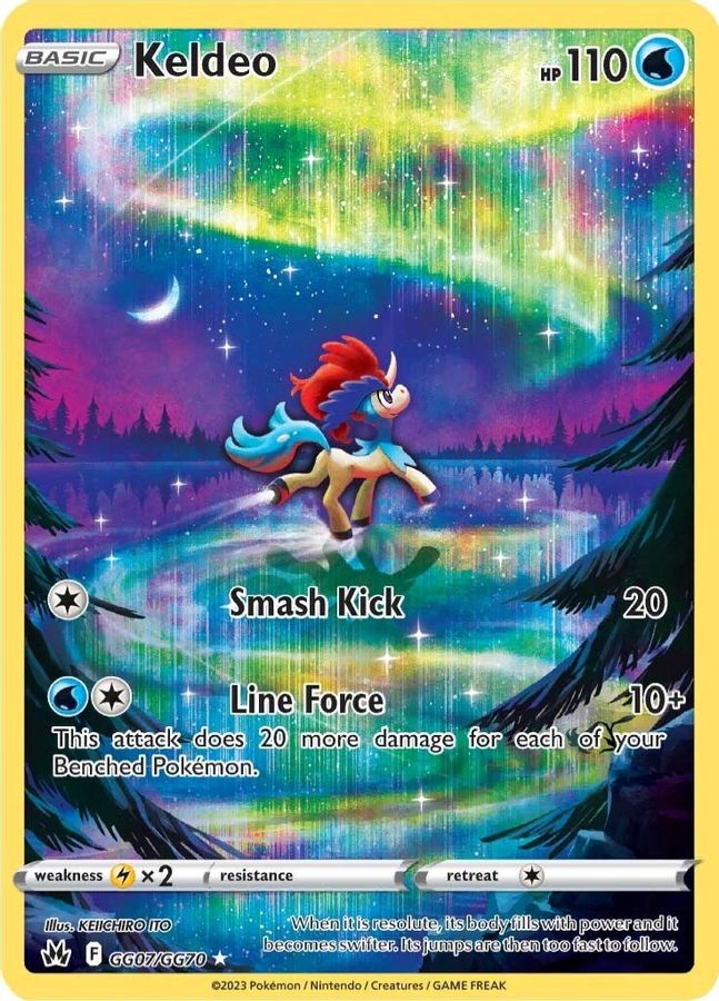 Buy Pokemon cards Australia - Keldeo GG07/GG70 - Premium Raw Card from Monster Mart - Pokémon Card Emporium - Shop now at Monster Mart - Pokémon Cards Australia. Crown Zenith, Galarian Gallery