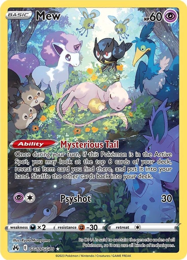 Buy Pokemon cards Australia - Mew GG10/GG70 - Premium Raw Card from Monster Mart - Pokémon Card Emporium - Shop now at Monster Mart - Pokémon Cards Australia. Crown Zenith, Galarian Gallery