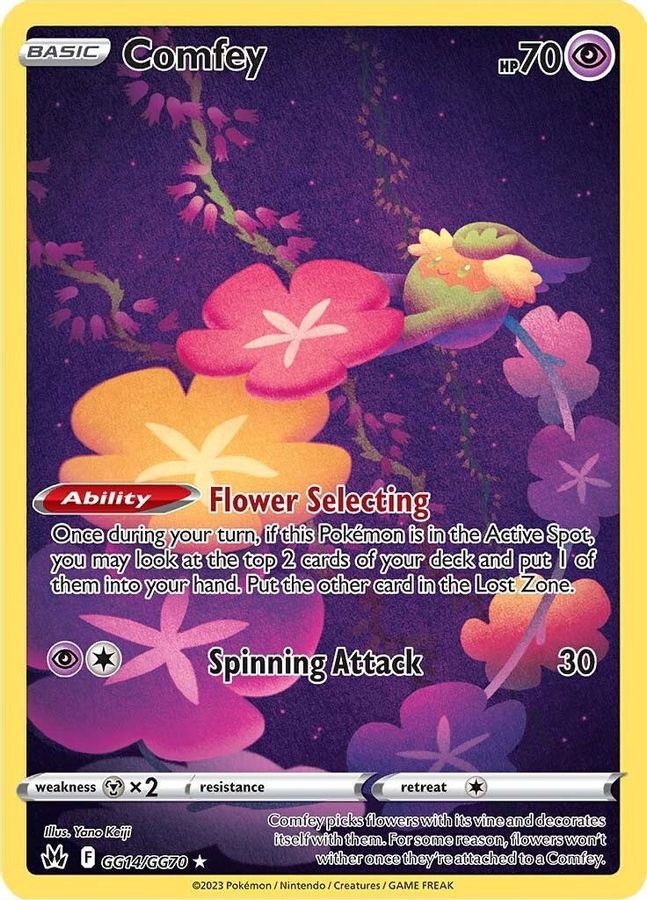 Buy Pokemon cards Australia - Comfey GG14/GG70 - Premium Raw Card from Monster Mart - Pokémon Card Emporium - Shop now at Monster Mart - Pokémon Cards Australia. Crown Zenith, Galarian Gallery