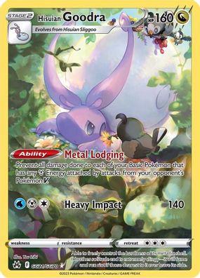 Buy Pokemon cards Australia - Goodra GG21/GG70 - Premium Raw Card from Monster Mart - Pokémon Card Emporium - Shop now at Monster Mart - Pokémon Cards Australia. Crown Zenith, Galarian Gallery