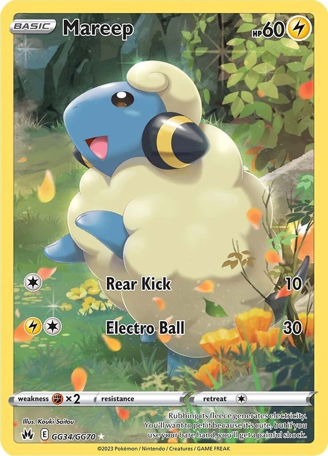 Buy Pokemon cards Australia - Mareep GG34/GG70 - Premium Raw Card from Monster Mart - Pokémon Card Emporium - Shop now at Monster Mart - Pokémon Cards Australia. Crown Zenith, Galarian Gallery