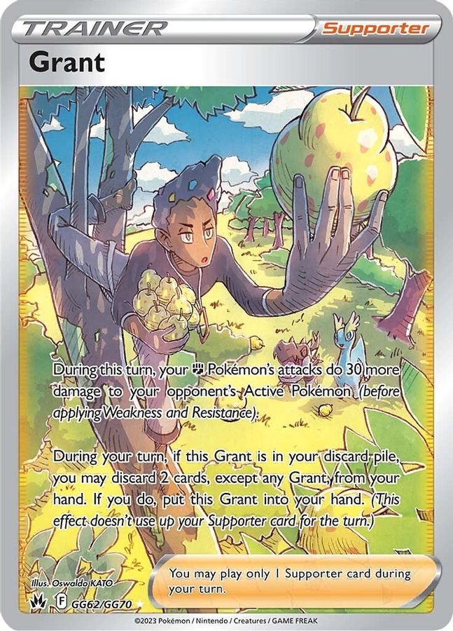 Buy Pokemon cards Australia - Grant GG62/GG70 - Premium Raw Card from Monster Mart - Pokémon Card Emporium - Shop now at Monster Mart - Pokémon Cards Australia. Crown Zenith, Galarian Gallery, Trainer