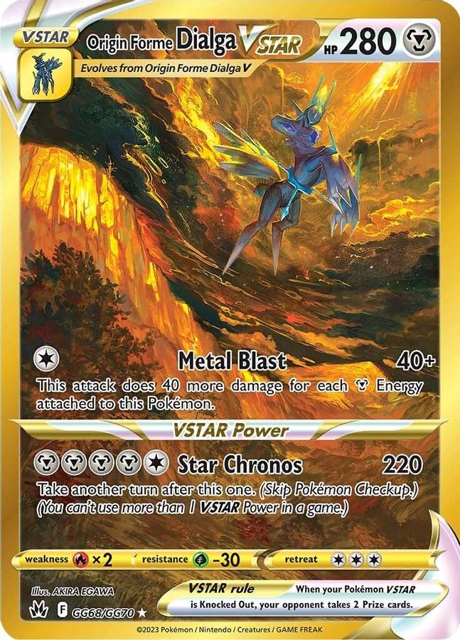 Buy Pokemon cards Australia - Dialga VSTAR GG68/GG70 - Premium Raw Card from Monster Mart - Pokémon Card Emporium - Shop now at Monster Mart - Pokémon Cards Australia. Crown Zenith, Galarian Gallery, Secret Rare, VSTAR