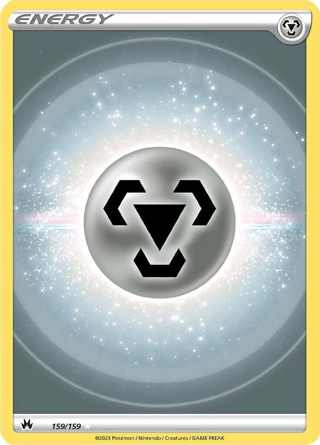 Buy Pokemon cards Australia - Metal Energy Texture 159/159 - Premium Raw Card from Monster Mart - Pokémon Card Emporium - Shop now at Monster Mart - Pokémon Cards Australia. Crown Zenith, Energy