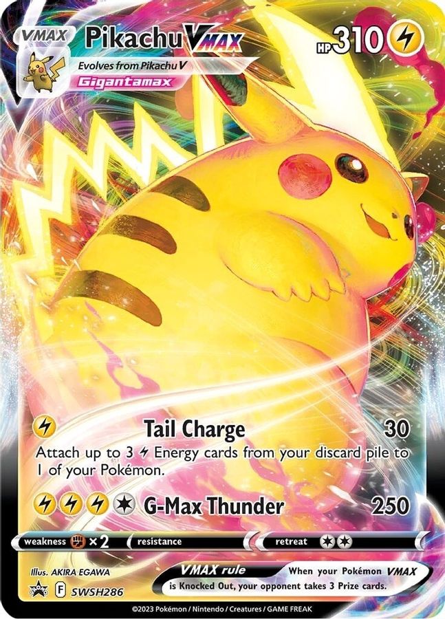 Buy Pokemon cards Australia - Pikachu VMAX SWSH286 - Premium Raw Card from Monster Mart - Pokémon Card Emporium - Shop now at Monster Mart - Pokémon Cards Australia. MMB10, Promo