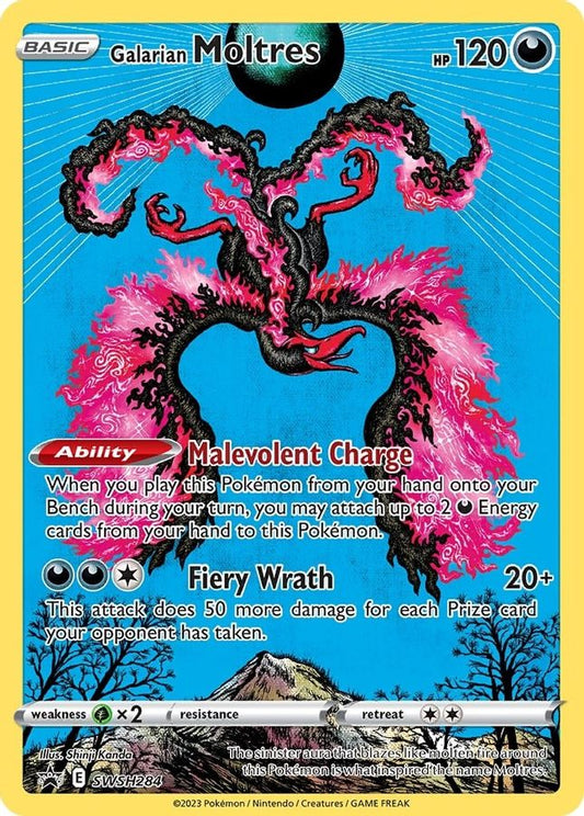 Buy Pokemon cards Australia - Moltres SWSH284 - Premium Raw Card from Monster Mart - Pokémon Card Emporium - Shop now at Monster Mart - Pokémon Cards Australia. Promo