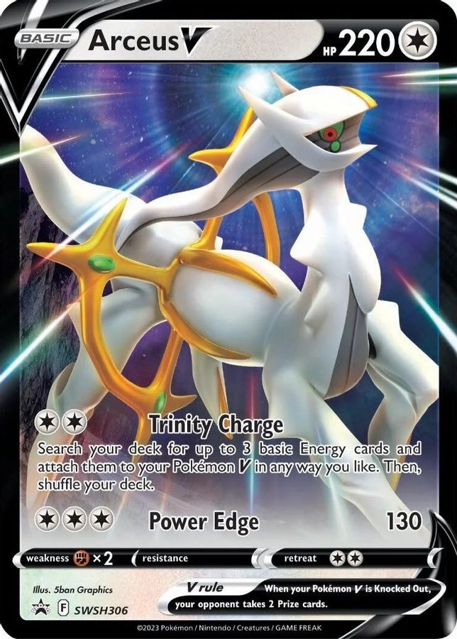 Buy Pokemon cards Australia - Arceus V Promo SWSH306 - Premium Raw Card from Monster Mart - Pokémon Card Emporium - Shop now at Monster Mart - Pokémon Cards Australia. Promo, Sword & Shield