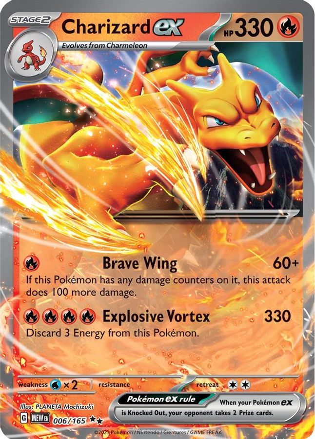 Buy Pokemon cards Australia - Charizard EX 006/165 - Premium Raw Card from Monster Mart - Pokémon Card Emporium - Shop now at Monster Mart - Pokémon Cards Australia. 151, Gold, Hyper Rare, Secret Rare, Trainer