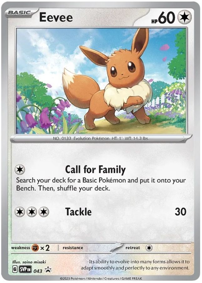 Buy Pokemon cards Australia - Eevee Promo 043 - Premium Raw Card from Monster Mart - Pokémon Card Emporium - Shop now at Monster Mart - Pokémon Cards Australia. MMB50, Promo, Scarlet & Violet