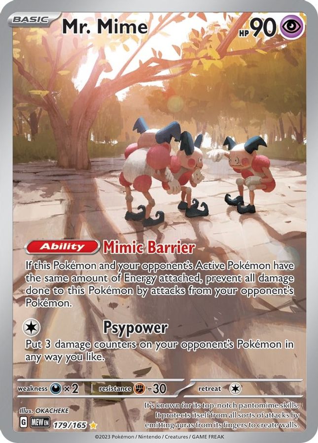 Buy Pokemon cards Australia - Mr. Mime 179/165 - Premium Raw Card from Monster Mart - Pokémon Card Emporium - Shop now at Monster Mart - Pokémon Cards Australia. 151, Illustration Rare