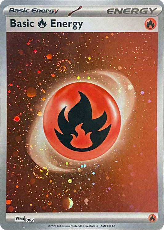 Buy Pokemon cards Australia - Basic Fire Energy Cosmos Holo 002 - Premium Raw Card from Monster Mart - Pokémon Card Emporium - Shop now at Monster Mart - Pokémon Cards Australia. 151, Cosmos Holo, Energy