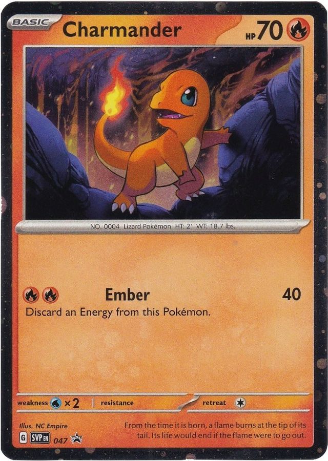 Buy Pokemon cards Australia - Charmander 047 - Premium Raw Card from Monster Mart - Pokémon Card Emporium - Shop now at Monster Mart - Pokémon Cards Australia. Promo