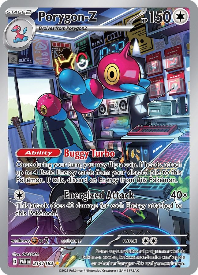 Buy Pokemon cards Australia - Porygon-Z 214/182 - Premium Raw Card from Monster Mart - Pokémon Card Emporium - Shop now at Monster Mart - Pokémon Cards Australia. Double Rare, EX, Paradox Rift