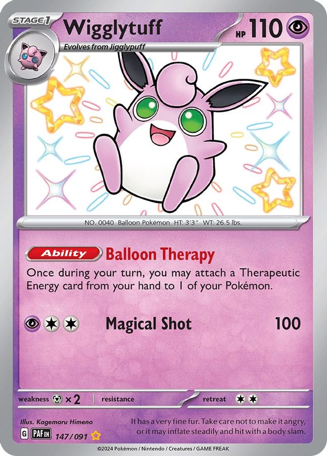 Buy Pokemon cards Australia - Wigglytuff 147/091 - Premium Raw Card from Monster Mart - Pokémon Card Emporium - Shop now at Monster Mart - Pokémon Cards Australia. Baby Shiny, New 11 Mar, Paldean Fates, Shiny Rare