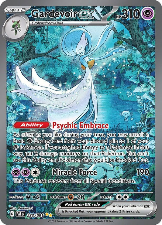 Buy Pokemon cards Australia - Gardevoir EX 233/091 - Premium Raw Card from Monster Mart - Pokémon Card Emporium - Shop now at Monster Mart - Pokémon Cards Australia. EX, MMB10, New 27 Feb, Paldean Fates, Special Illustration Rare