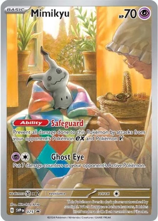 Buy Pokemon cards Australia - Mimikyu 075 - Premium Raw Card from Monster Mart - Pokémon Card Emporium - Shop now at Monster Mart - Pokémon Cards Australia. Promo, Scarlet & Violet