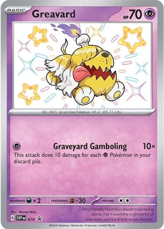 Buy Pokemon cards Australia - Greavard 070 - Premium Raw Card from Monster Mart - Pokémon Card Emporium - Shop now at Monster Mart - Pokémon Cards Australia. Promo, Scarlet & Violet