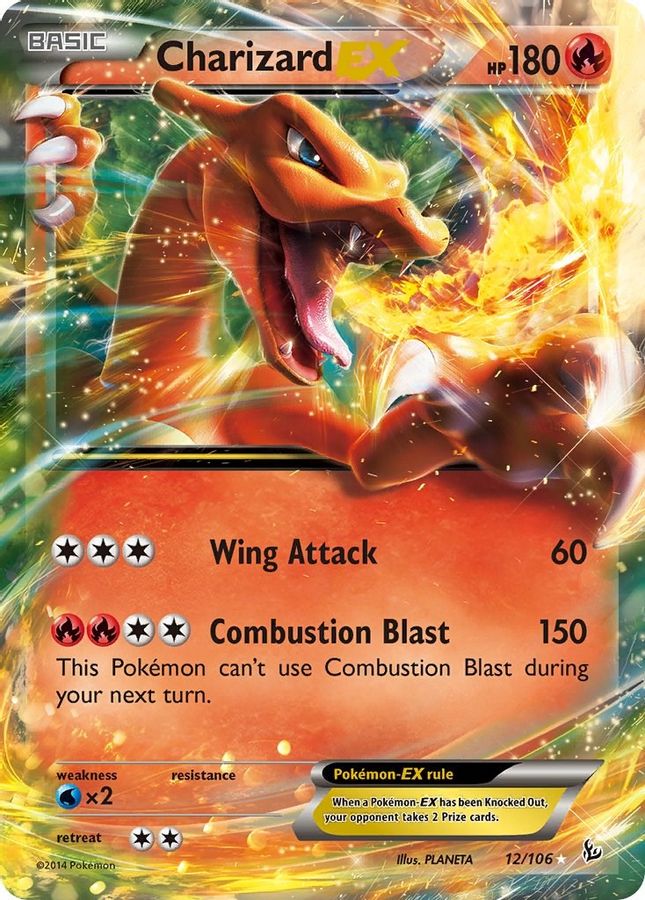 Buy Pokemon cards Australia - Charizard EX 12/106 - Premium Raw Card from Monster Mart - Pokémon Card Emporium - Shop now at Monster Mart - Pokémon Cards Australia. EX, Flashfire, XY